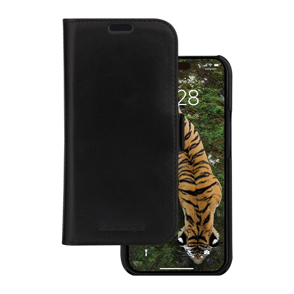 Lynge Leather Protective Case For iPhone 15 Black Lynge Leather Protective Case For iPhone 15 Black